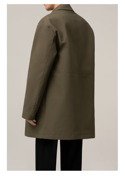 Abrigo Holgado Largo Tipo Duster para Hombre - Image 21