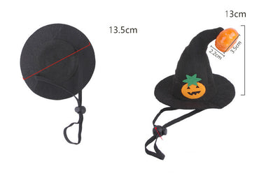 Gorro de Gato Halloween Calabaza con Cara Sonriente - Image 6