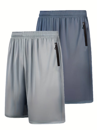 Pack 2 Shorts Deportivos Hombre Secado Rápido con Cintura Elástica - Image 6