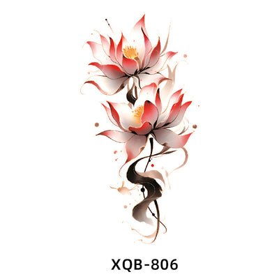 Tatuaje Temporal de Flores Resistente al Agua para Hombre y Mujer - Image 31