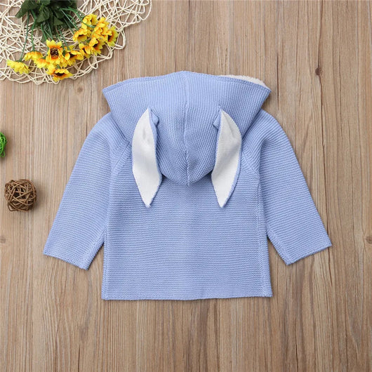 Cardigan Bebé Niña con Orejas de Conejo - Manga Larga Suave - Image 10