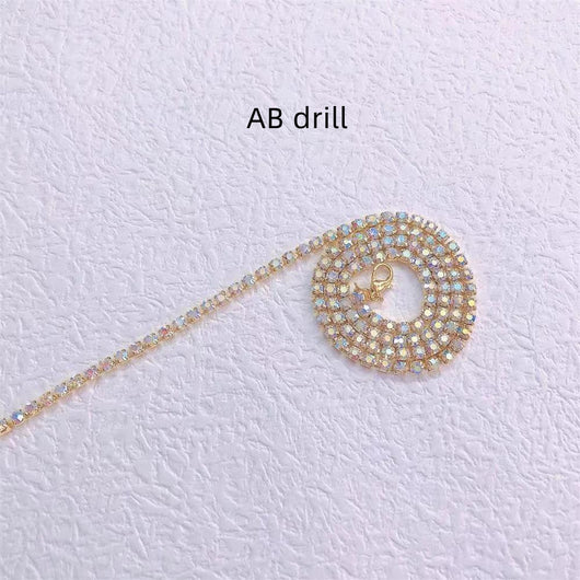 Cadena Trenzada Hip Hop con Strass Brillante - Image 9