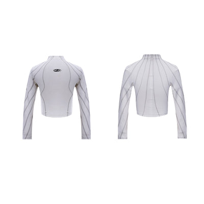 Polera Cuello Alto Ajustada - Image 4