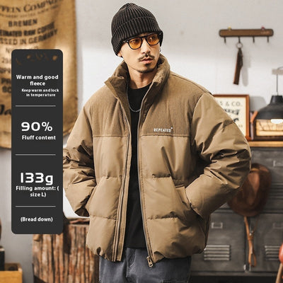 Chaqueta de Plumón de Pato para Hombre - Abrigo Invernal Americano - Image 17