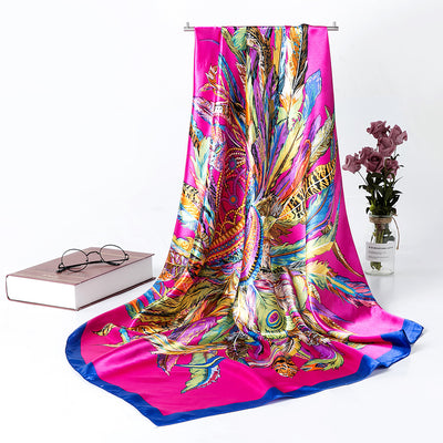 Pañuelo de Seda Multifuncional - Foulard Satinado Versátil - Image 10