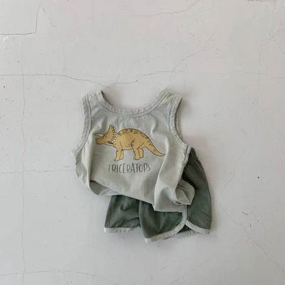 Conjunto Casual de Shorts y Chaleco para Toda la Familia - Image 12