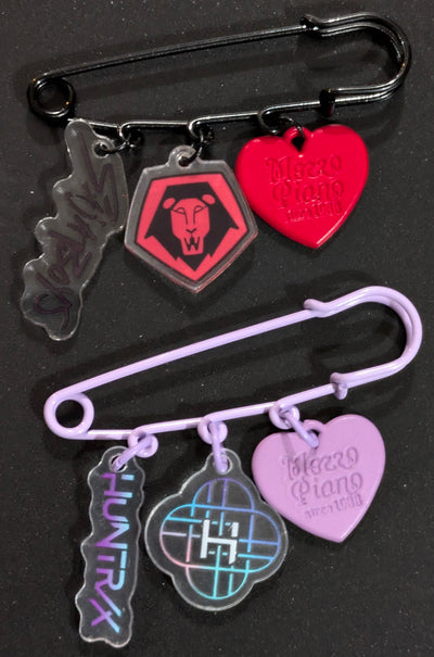 Broche de Seguridad K-POP DEMON HUNTERS - Amuleto Coleccionable