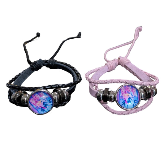 Pulsera de Cuero K-POP DEMON HUNTERS - Edición Fangirl