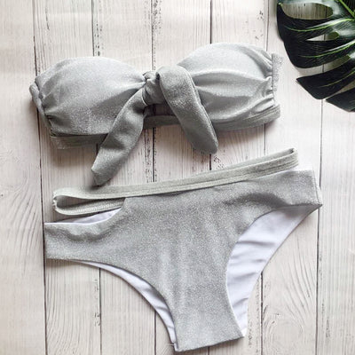 Traje de Baño Bikini Negro con Lentejuelas - Diseño Sexy y Elegante - Image 6