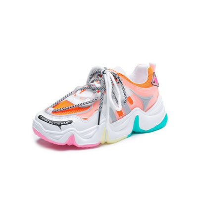 Tenis Plataforma Arcoíris - Estilo Casual Versátil - Image 12