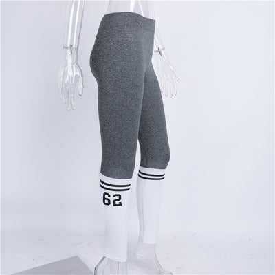 Leggings Bicolor Gris y Blanco - Image 5