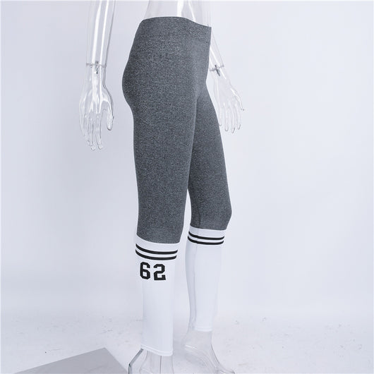 Leggings Bicolor Gris y Blanco - Image 5