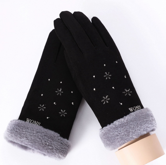Guantes Térmicos de Cachemira para Mujer con Oso Adorable y Pantalla Táctil - Image 28