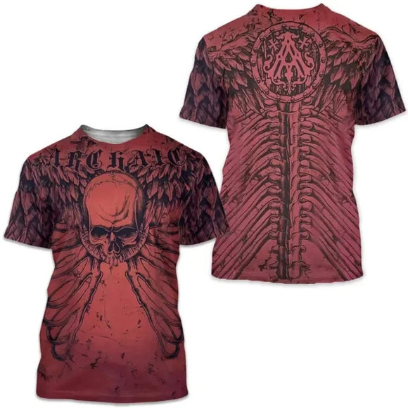 Playera Casual Dark Knight de Manga Corta - Importación