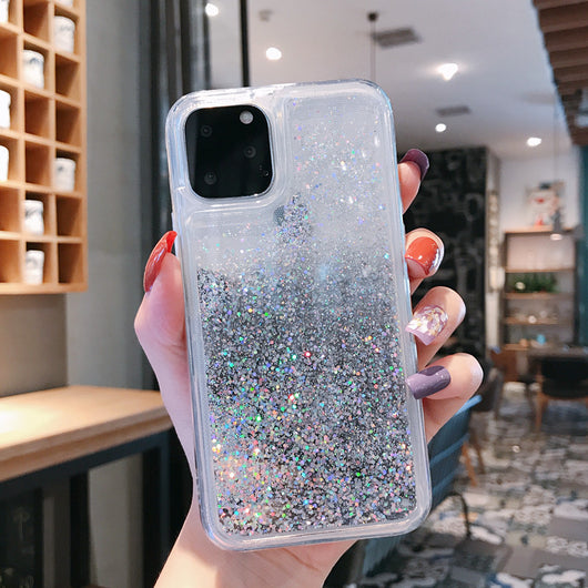 Funda para móvil con arena líquida brillante - Image 14