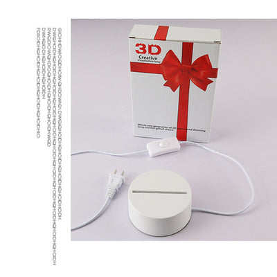 Lámpara LED 3D de Noche Creativa para Mesita - Diseño Moderno Enchufable - Image 8