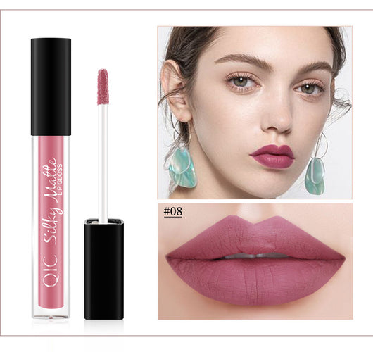Brillo Labial Mate Impermeable de Larga Duración - Acabado Aterciopelado - Image 19