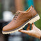 Zapatos de Cuero para Hombre Estilo Británico