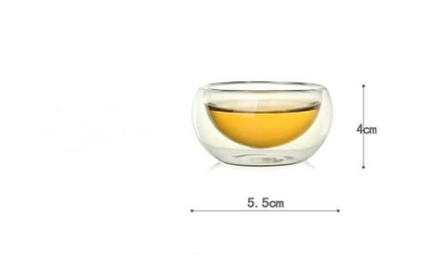 Taza de Vidrio Resistente al Calor con Doble Pared - Image 9