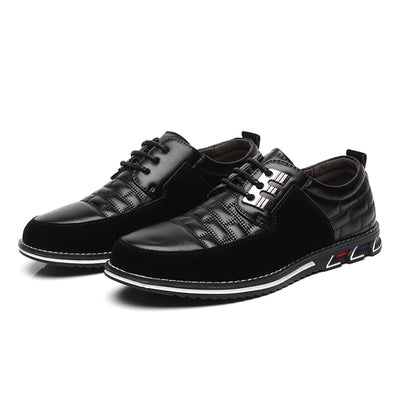 Zapatos de Cuero Casual con Cordones para Hombre - Image 2