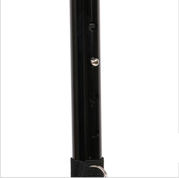 Bastón Telescópico LED de Aluminio - 5 Secciones Plegable para Adultos Mayores
