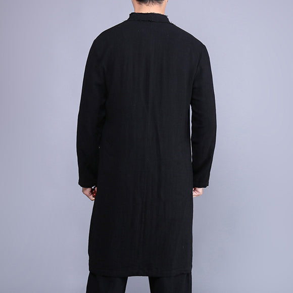 Camisa Ligera de Lino para Hombre con Protección del Viento