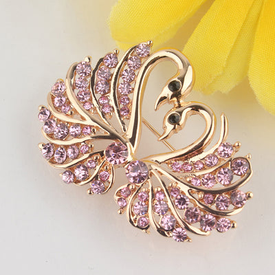 Broche Cisne con Diamantes Completos - Image 7