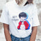 Playera Casual con Estampado de Personajes