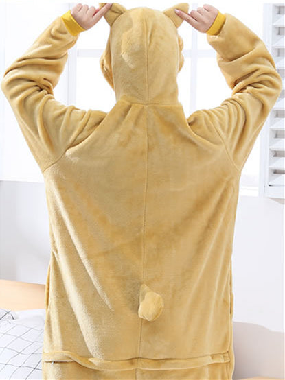Pijama Tipo Enterizo de Franela con Diseño Shiba Inu - Image 3