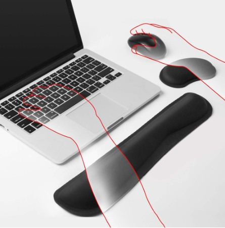 Reposamuñecas Ergonómico con Gel Antideslizante