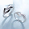 Anillo de Pareja Peces Nadadores