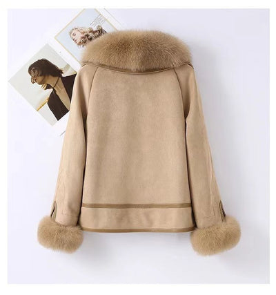 Chaqueta de Piel Sintética Tipo Zorro para Mujer - Image 11
