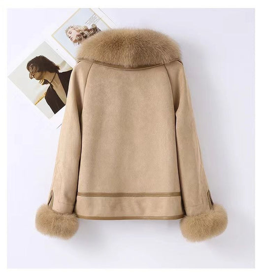Chaqueta de Piel Sintética Tipo Zorro para Mujer - Image 11