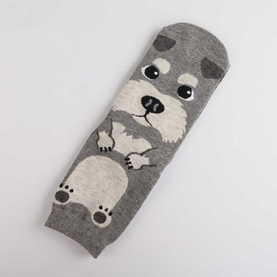 Calcetines Estampados con Expresiones de Perrito Adorable para Mujer - Image 19