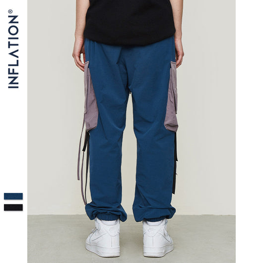 Pantalones Cargo Harem con Bolsillos Laterales para Hombre - Image 3