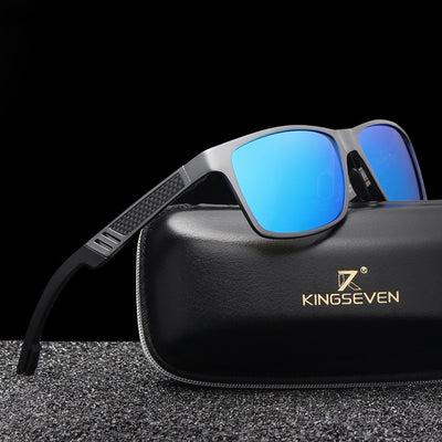 Gafas de Sol Polarizadas para Hombre Aluminio Magnesio - Lentes Rectangulares Antirreflejos - Image 3