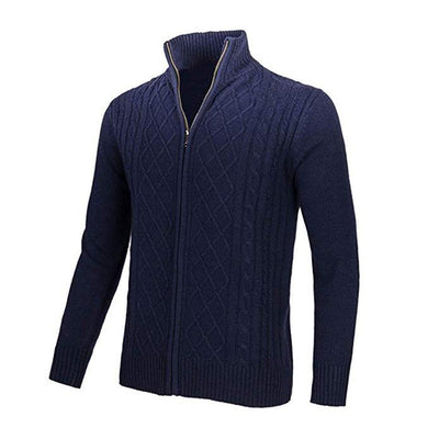 Cardigan de cuello alto con cierre y mangas largas - Image 19