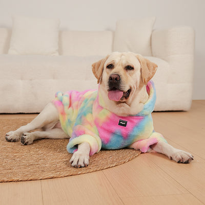 Suéter para Perro Tie-Dye Arcoíris con Patrón de Conejo - Image 3