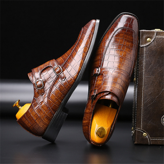 Zapatos de cuero puntiagudos para negocios - Image 3