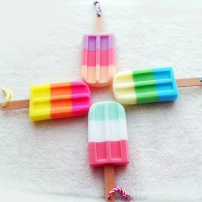 Esponja de Baño Suave Diseño Paleta de Hielo - Accesorio de Ducha Colorido - Image 5