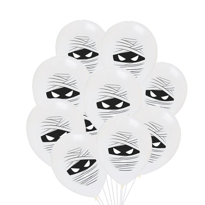 Juego de 10 Globos de Látex con Diseños de Halloween - Image 16