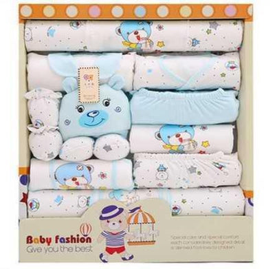 Set de 17 Piezas de Ropa para Recién Nacido en Algodón - Caja de Regalo - Image 4