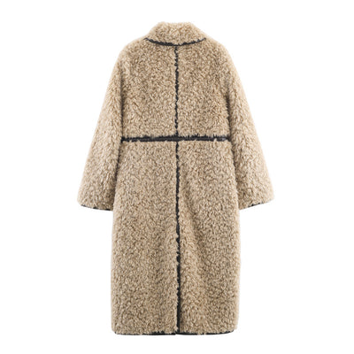 Abrigo Largo de Polar Elegante para Mujer - Image 2