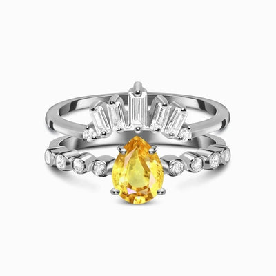 Anillo de Fluorita Doble Diseño Exclusivo para Mujer - Image 7