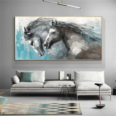 Cuadro Decorativo Caballo Galopante - Lienzo Artístico - Image 7