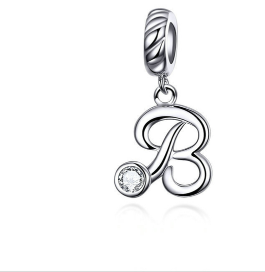 Pulsera de Plata 925 con Dijes de Letras - Joyería Coreana Personalizable - Image 9