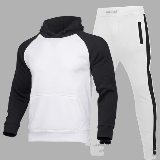 Suéter Deportivo para Hombre con Mangas Raglán y Costuras de Contraste - Image 6