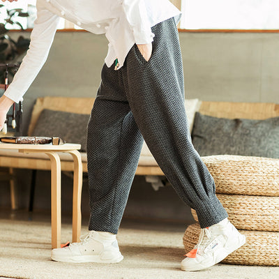 Pantalones de Lana Estilo Linterna Chino - Image 4