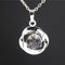 Natural Crystal Pequeño Flower Pendant Necklace Turquoise