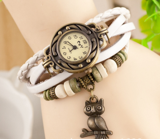 Reloj Pulsera Búho Estilo Coreano para Mujer - Image 12